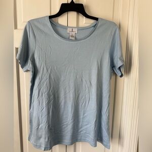 JL Studio Slate Blue Short Sleeve Tee Size X